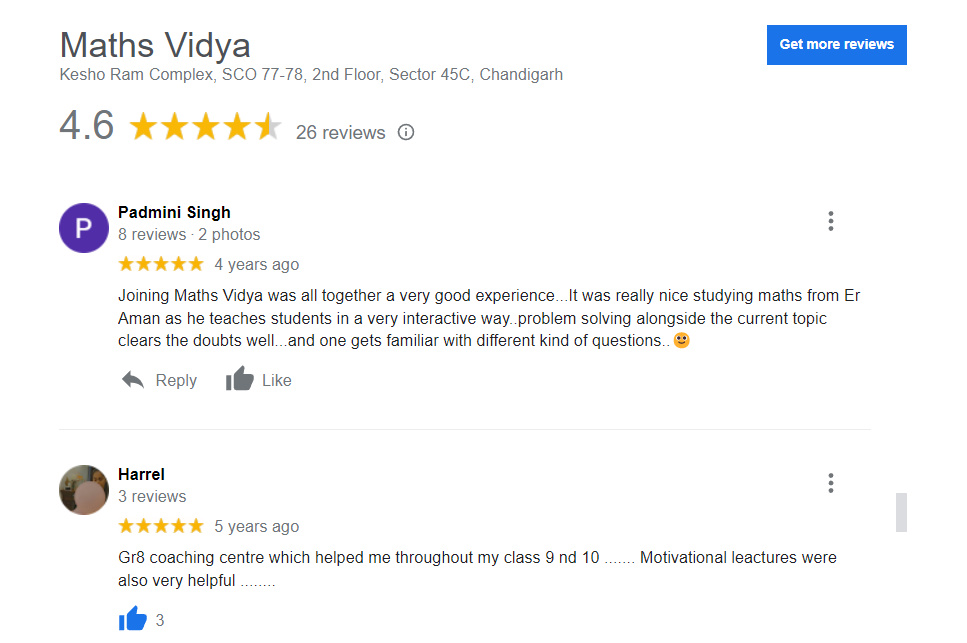 Live Maths tuition for 10th CBSE student feedback